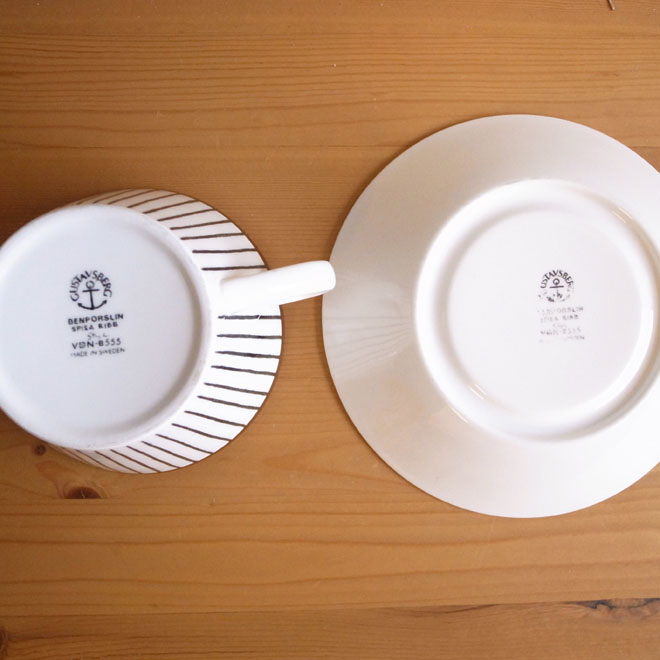 Stig Lindberg/スティッグ・リンドベリ　スピサ・リブ　ティーカップ＆ソーサー サブ画像4