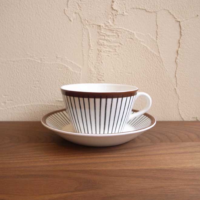 Stig Lindberg/スティッグ・リンドベリ　スピサ・リブ　ティーカップ＆ソーサー メイン画像