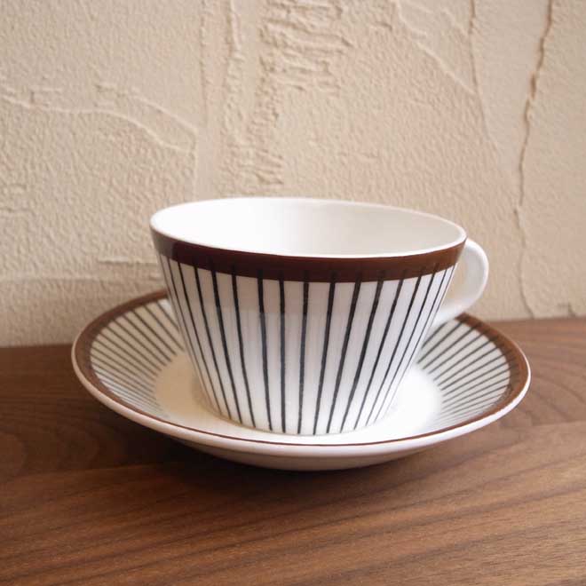 Stig Lindberg/スティッグ・リンドベリ　スピサ・リブ　ティーカップ＆ソーサー サブ画像1