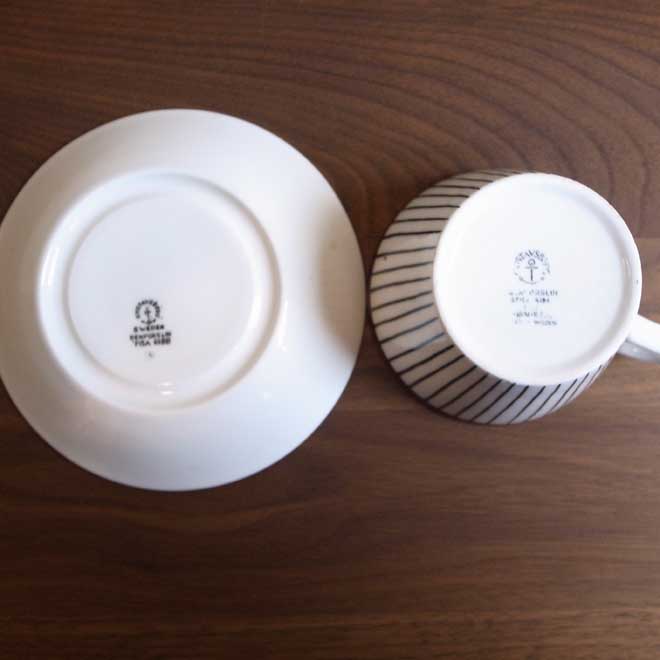 Stig Lindberg/スティッグ・リンドベリ　スピサ・リブ　ティーカップ＆ソーサー サブ画像3