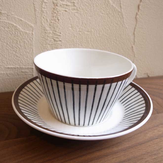 Stig Lindberg/スティッグ・リンドベリ　スピサ・リブ　ティーカップ＆ソーサー サブ画像1