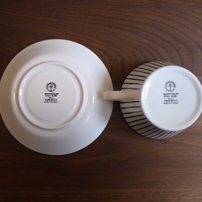 Stig Lindberg/スティッグ・リンドベリ　スピサ・リブ　ティーカップ＆ソーサー サブ画像3