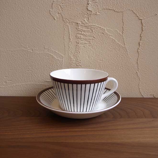 Stig Lindberg/スティッグ・リンドベリ　スピサ・リブ　ティーカップ＆ソーサー メイン画像