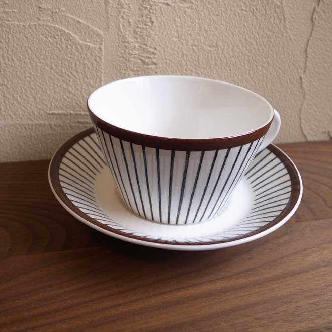 Stig Lindberg/スティッグ・リンドベリ　スピサ・リブ　ティーカップ＆ソーサー サブ画像1