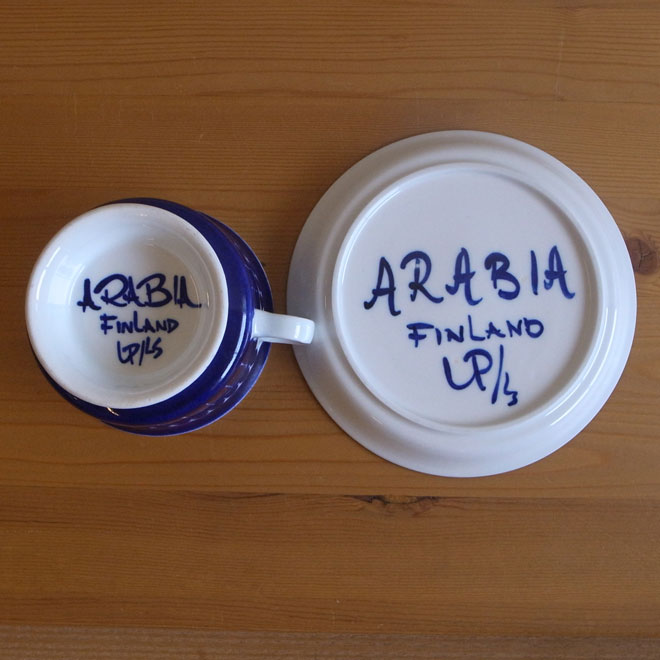 Ulla Procope / ウラ・プロコッペ ARABIA Valencia / ヴァレンシア ティーカップ&ソーサー サブ画像3