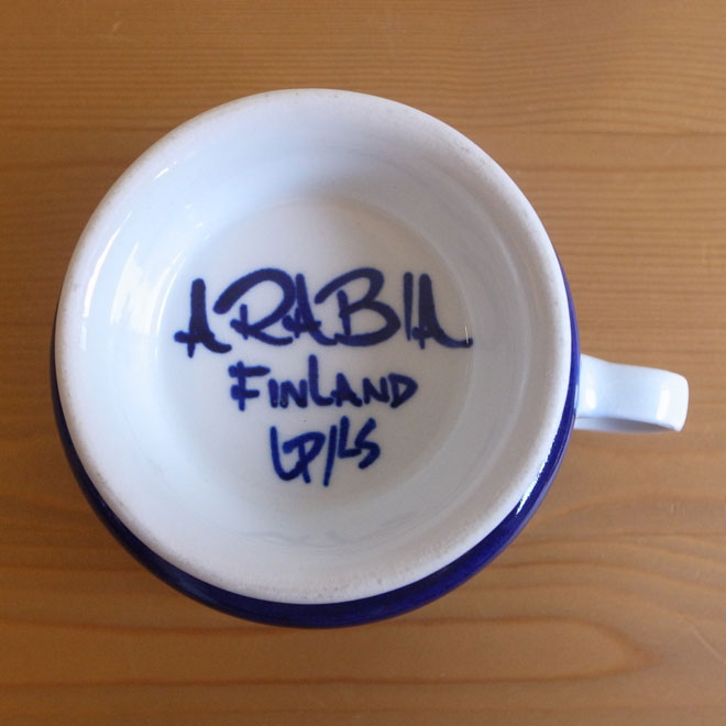 Ulla Procope / ウラ・プロコッペ ARABIA Valencia / ヴァレンシア ティーカップ&ソーサー サブ画像4