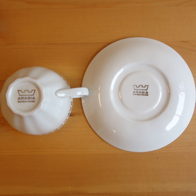 Kaj Franck / カイ・フランク ARABIA  コーヒーカップ＆ソーサー サブ画像3