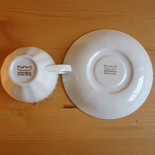 Kaj Franck / カイ・フランク ARABIA  コーヒーカップ＆ソーサー サブ画像3