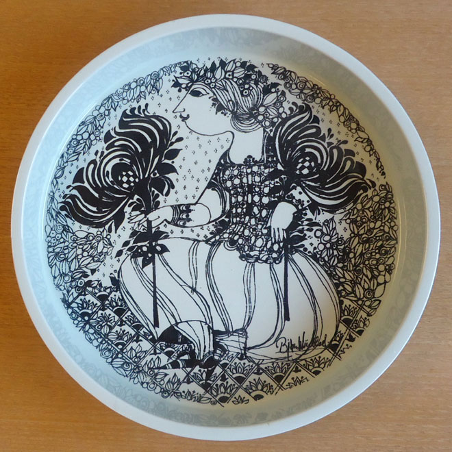 Bjorn Wiinblad / ビョルン・ウィンブラッド 二モール  トレイ【27ｃｍ】 サブ画像3
