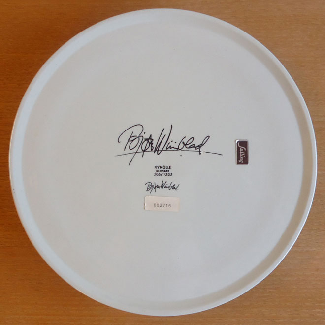 Bjorn Wiinblad / ビョルン・ウィンブラッド 二モール  トレイ【27ｃｍ】 サブ画像4