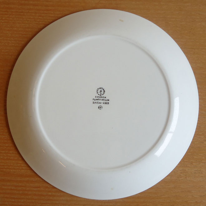 Stig Lindberg / スティッグ・リンドベリ グスタフスベリ  スピサリブシリーズ　プレート【21ｃｍ】 サブ画像4