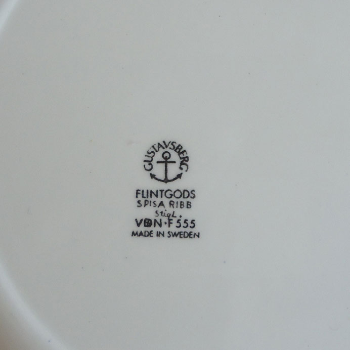 Stig Lindberg / スティッグ・リンドベリ グスタフスベリ  スピサリブシリーズ　プレート【21ｃｍ】 サブ画像5