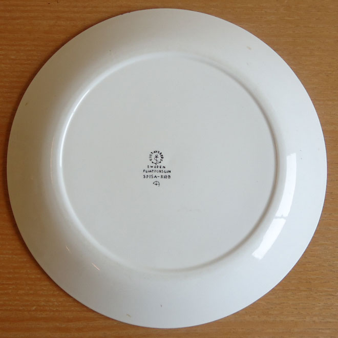 Stig Lindberg / スティッグ・リンドベリ グスタフスベリ  スピサリブシリーズ　プレート【21ｃｍ】 サブ画像4