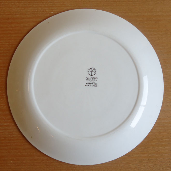 Stig Lindberg / スティッグ・リンドベリ グスタフスベリ  スピサリブシリーズ　プレート【21ｃｍ】 サブ画像4