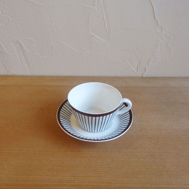 Stig Lindberg / スティッグ・リンドベリ　スピサ・リブ   ティーカップ＆ソーサー サブ画像1