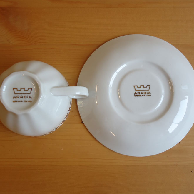 Kaj Franck / カイ・フランク ARABIA  コーヒーカップ＆ソーサー サブ画像3