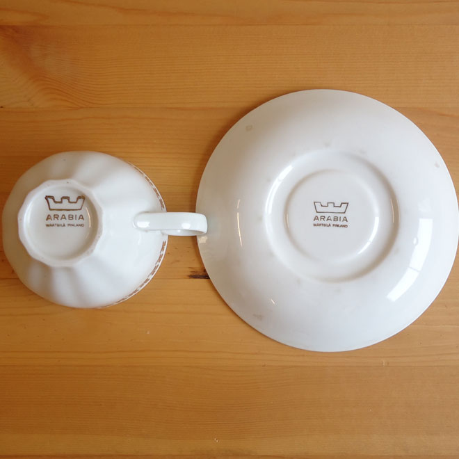 Kaj Franck / カイ・フランク ARABIA  コーヒーカップ＆ソーサー サブ画像3