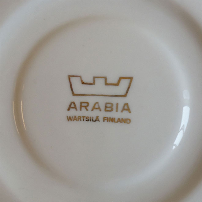 Kaj Franck / カイ・フランク ARABIA  コーヒーカップ＆ソーサー サブ画像4