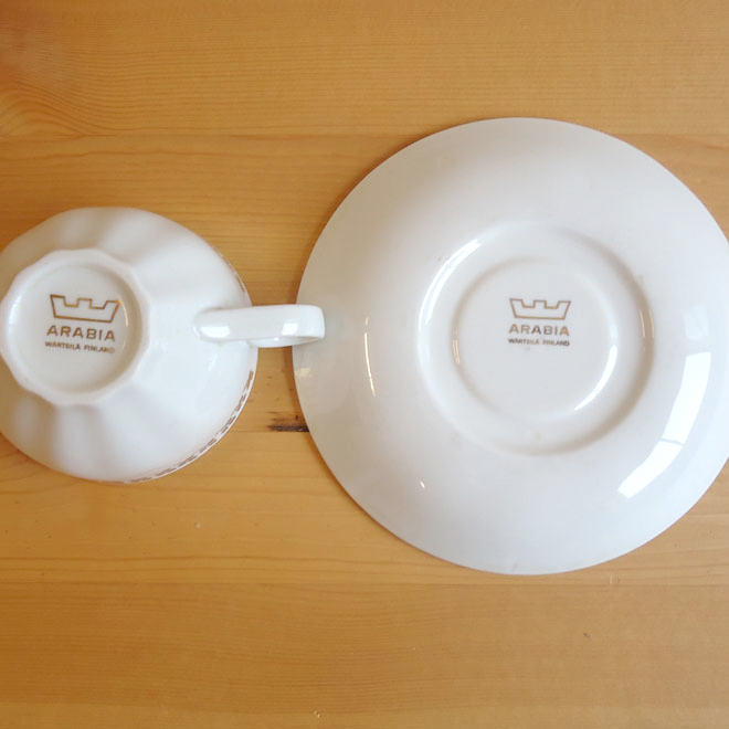 Kaj Franck / カイ・フランク ARABIA  コーヒーカップ＆ソーサー サブ画像3