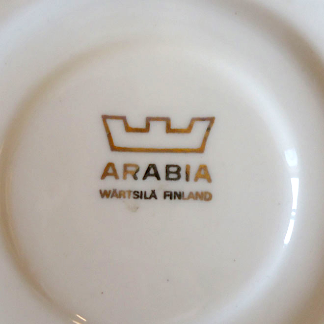 Kaj Franck / カイ・フランク ARABIA  コーヒーカップ＆ソーサー サブ画像4
