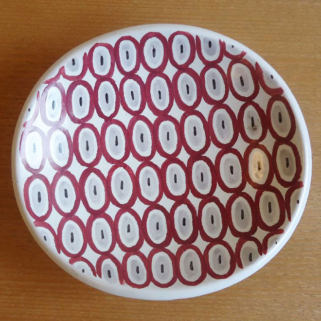 『グスタフスベリ/スティグ・リンドベリ　ファイアンスプレート』 Gustavsbergグスタフスベリ ファイアンス/FAJANS Ag-169 - 北欧