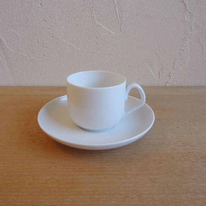 Henning Koppel / ヘニング・コッペル B&G　ホワイトコッペル  コーヒーカップ＆ソーサー メイン画像