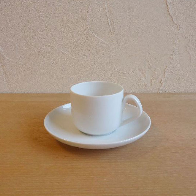 Henning Koppel / ヘニング・コッペル B&G　ホワイトコッペル  コーヒーカップ＆ソーサー メイン画像