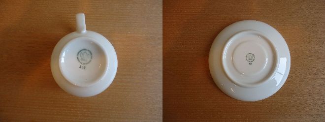 Henning Koppel / ヘニング・コッペル B&G　ホワイトコッペル  コーヒーカップ＆ソーサー サブ画像5