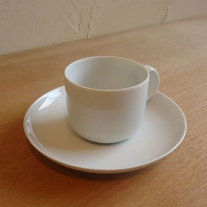 Henning Koppel / ヘニング・コッペル B&G　ホワイトコッペル  コーヒーカップ＆ソーサー サブ画像2