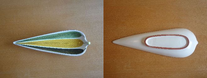 Stig Lindbergh リンドベリ　ファイアンス　リーフ　超美品 Stig Lindbergh リンドベリ ファイアンス リーフ 超美品 Stig