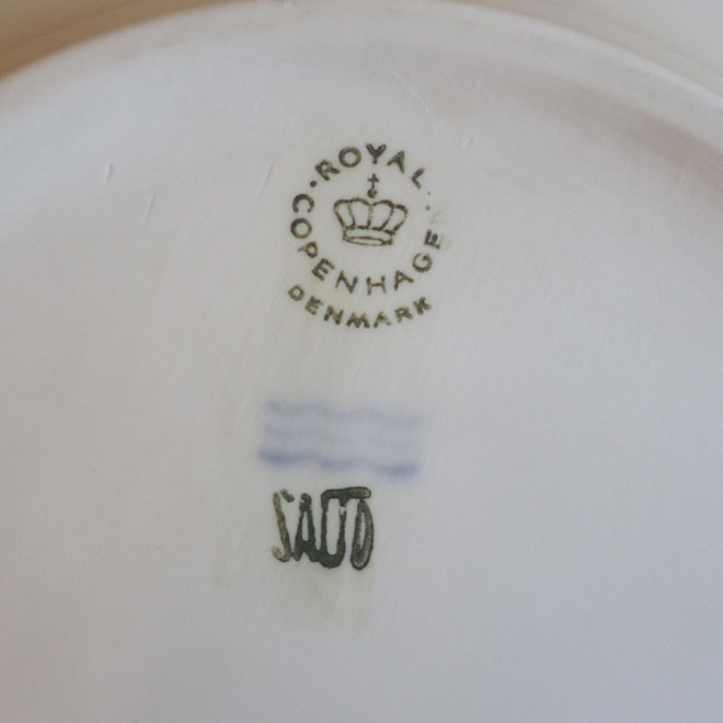 Axel Salto / アクセル・サルト ロイヤル・コペンハーゲン  楕円プレート【24×18ｃｍ】 サブ画像5