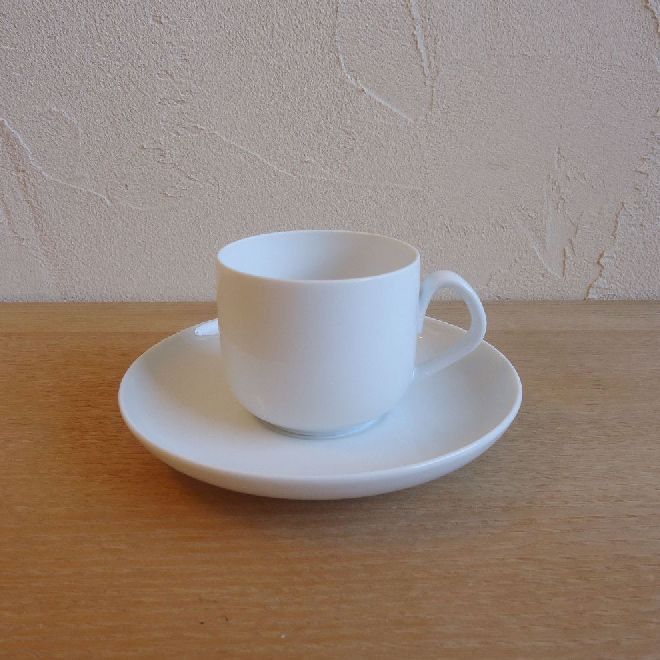Henning Koppel / ヘニング・コッペル B&G　ホワイトコッペル  コーヒーカップ＆ソーサー メイン画像