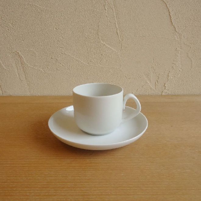 Henning Koppel / ヘニング・コッペル B&G　ホワイトコッペル  コーヒーカップ＆ソーサー メイン画像
