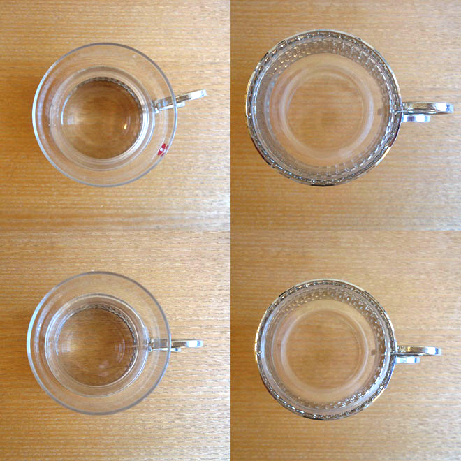 Timo Sarpaneva / ティモ・サルパネヴァ イッタラ  ツァイッカ　ホルダー付ティーカップ　2脚セット【シルバー】 サブ画像3