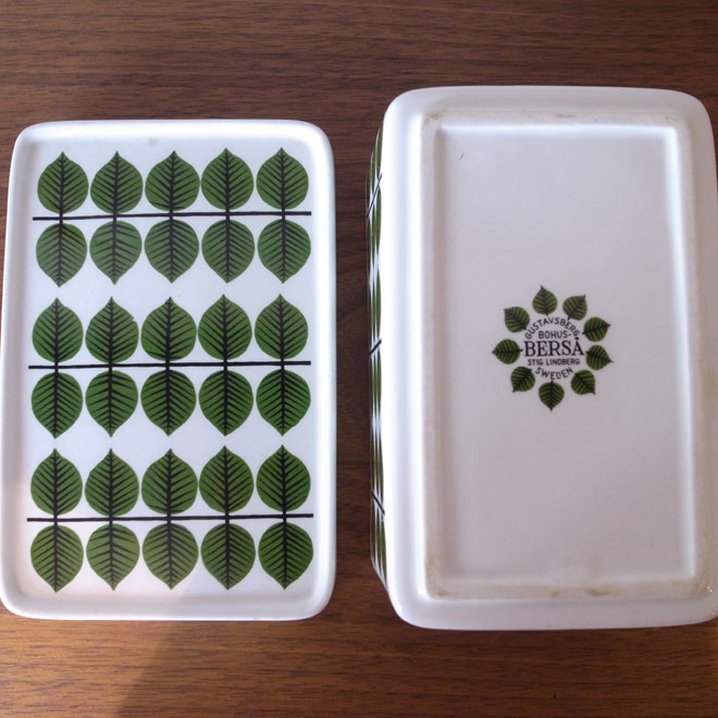 Stig Lindberg / スティッグ・リンドベリ グスタフスベリ Bersa / ベルサ バターケース サブ画像4