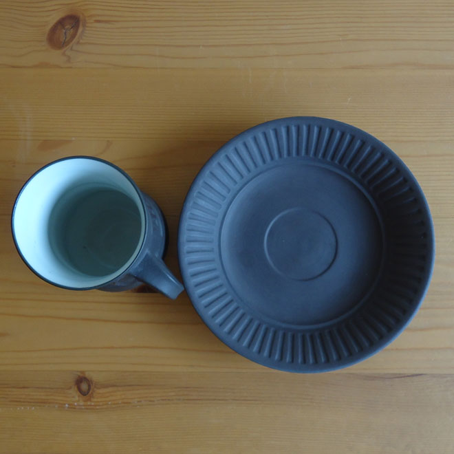 Jens.H.Quistgaard / イェンス・クイストゴー ダンスク フレームストーン カップ＆ソーサー サブ画像2