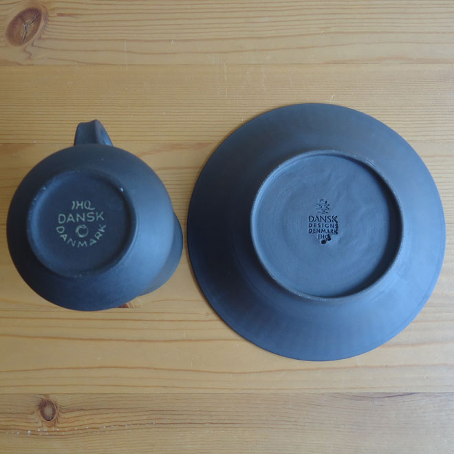 Jens.H.Quistgaard / イェンス・クイストゴー ダンスク フレームストーン カップ＆ソーサー サブ画像3