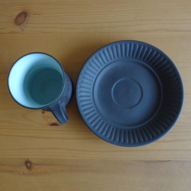 Jens.H.Quistgaard / イェンス・クイストゴー ダンスク フレームストーン カップ＆ソーサー サブ画像2