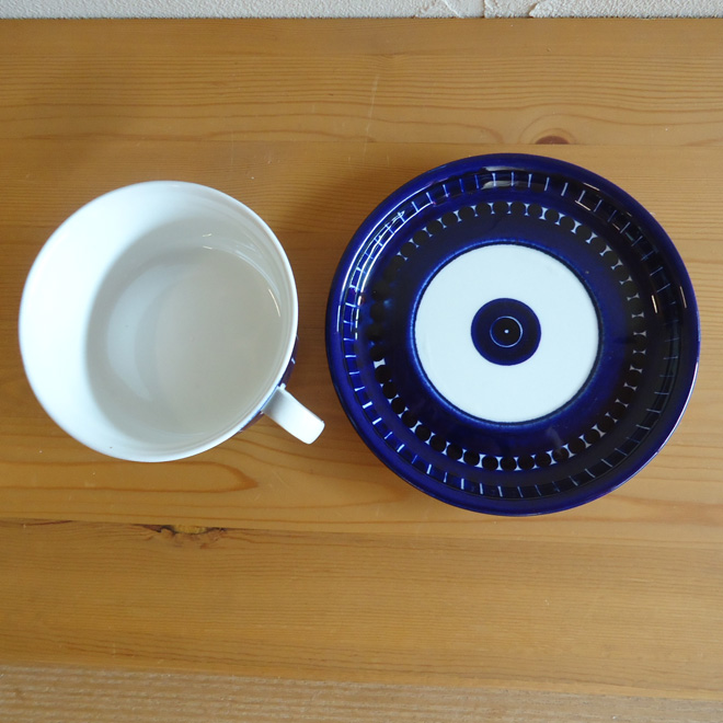 Ulla Procope / ウラ・プロコッペ ARABIA Valencia / ヴァレンシア ティーカップ&ソーサー 北欧ビンテージ雑貨 サブ画像2