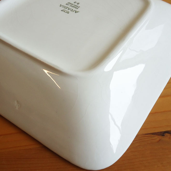 Raija Uosikkinen / ライヤ・ウオシッキネン ARABIA エミリア スクエアプレート サブ画像9