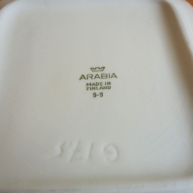 Raija Uosikkinen / ライヤ・ウオシッキネン ARABIA エミリア スクエアプレート サブ画像5