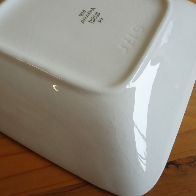 Raija Uosikkinen / ライヤ・ウオシッキネン ARABIA エミリア スクエアプレート サブ画像6