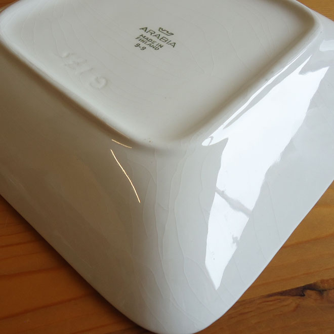 Raija Uosikkinen / ライヤ・ウオシッキネン ARABIA エミリア スクエアプレート サブ画像7