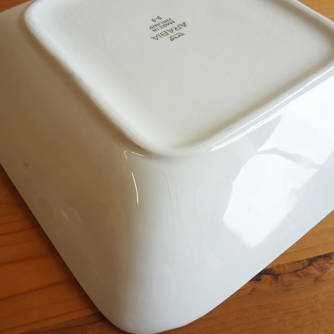 Raija Uosikkinen / ライヤ・ウオシッキネン ARABIA エミリア スクエアプレート サブ画像8