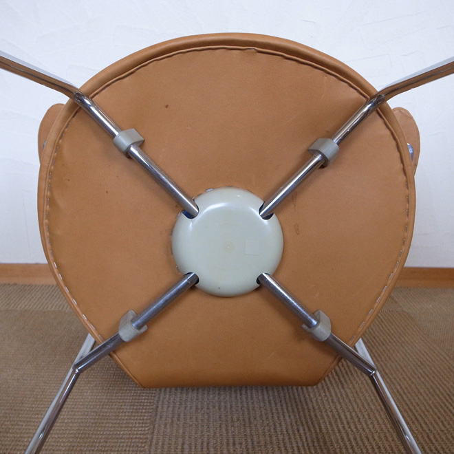 Arne Jacobsen / アルネ・ヤコブセン フリッツ・ハンセン 3207 セブンチェア　レザー 北欧ビンテージ家具 サブ画像5
