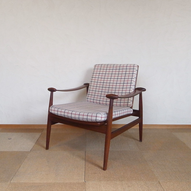 Finn Juhl / フィン・ユール フランス＆サン FD133 スペードチェア【チーク】 北欧ビンテージ家具 メイン画像