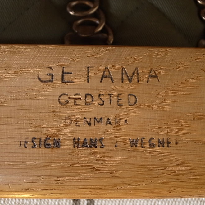 Hans J.Wegner / ハンス・J・ウェグナー GETAMA GE240 イージーチェア【オーク】 北欧ビンテージ家具 サブ画像9