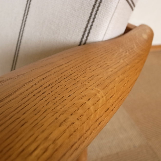 Hans J.Wegner / ハンス・J・ウェグナー GETAMA GE240 イージーチェア【オーク】 北欧ビンテージ家具 サブ画像6