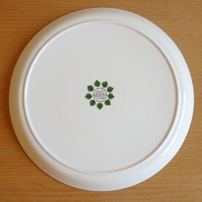 Stig Lindberg / スティッグ・リンドベリ グスタフスベリ Bersa / ベルサ プレート【21ｃｍ】 サブ画像3