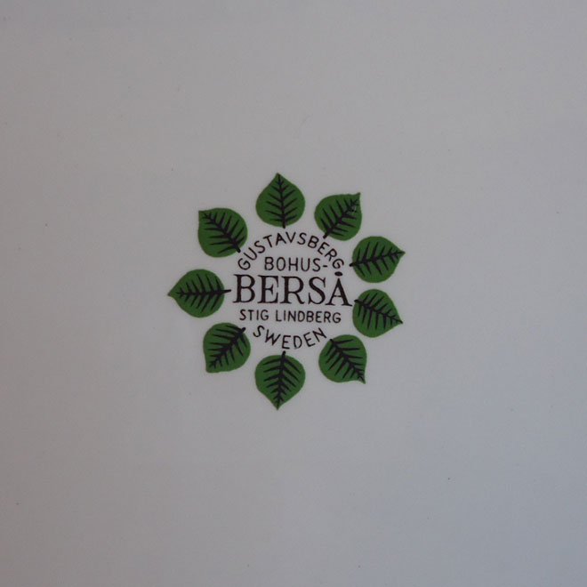 Stig Lindberg / スティッグ・リンドベリ グスタフスベリ Bersa / ベルサ プレート【21ｃｍ】 サブ画像4